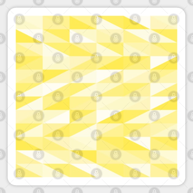 Messy yellow triangles texture Sticker by marufemia